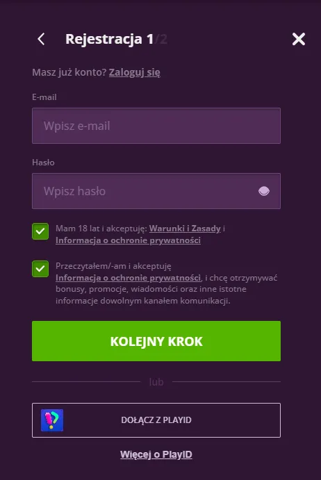 Katalog automatów i gier Malina casino